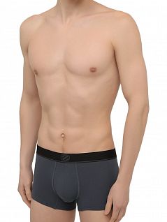 Эластичные боксеры из хлопка на пришивной резинке Ermenegildo Zegna н3лц61200ез Темный-серый 22